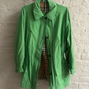 Burberry Green Trench Coat